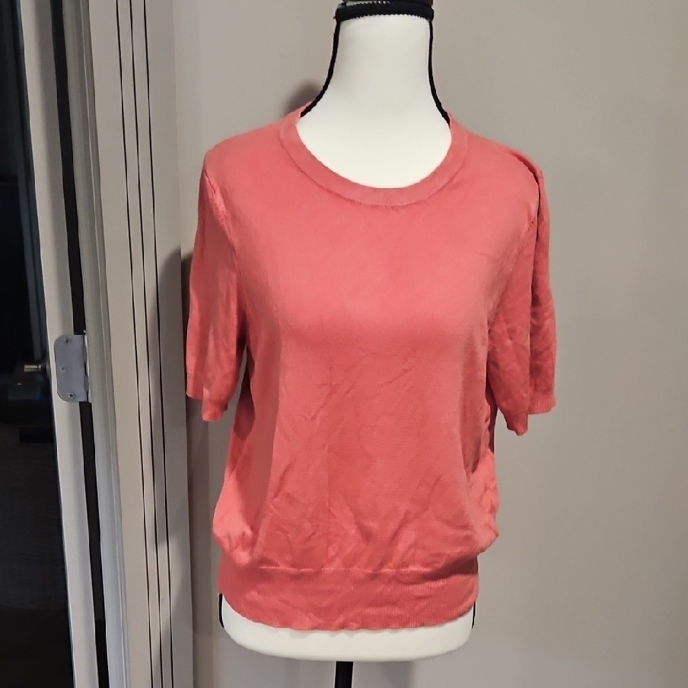Women's Coral Short Sleeve Top